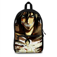 Onyourcases Shingeki no Kyojin Face New Custom Backpack Unisex Personalized Waterproof Awesome Nice Travel Bag Top Brand School Bag Work Bag Laptop Lunch Office Book Fabric Backpack