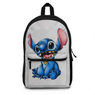 Onyourcases Stitch Disney New Custom Backpack Unisex Personalized Waterproof Awesome Nice Travel Bag Top Brand School Bag Work Bag Laptop Lunch Office Book Fabric Backpack