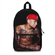 Onyourcases Chris Brown Custom Backpack Unisex Personalized Waterproof Top Brand Awesome Nice Travel Bag School Bag Work Bag Laptop Lunch Office Book Fabric Backpack