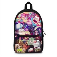 Onyourcases Gravity Falls Characters Season 3 Custom Backpack Unisex Personalized Waterproof Top Brand Awesome Nice Travel Bag School Bag Work Bag Laptop Lunch Office Book Fabric Backpack