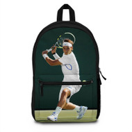 Onyourcases Rafael Nadal Tennis Best Custom Backpack Unisex Personalized Waterproof Top Brand Awesome Nice Travel Bag School Bag Work Bag Laptop Lunch Office Book Fabric Backpack