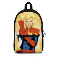 Onyourcases Captain Marvel New Custom Backpack Unisex Personalized Waterproof Top Awesome Nice Travel Bag School Bag Work Bag Laptop Lunch Office Book Fabric Brand Backpack