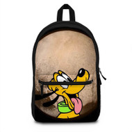 Onyourcases Disney Pluto Custom Backpack Unisex Personalized Waterproof Top Awesome Nice Travel Bag School Bag Work Bag Laptop Lunch Office Book Fabric Brand Backpack