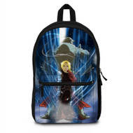 Onyourcases Fullmetal Alchemist Alphonse Elric and Edward Elric Custom Backpack Unisex Personalized Waterproof Top Awesome Nice Travel Bag School Bag Work Bag Laptop Lunch Office Book Fabric Brand Backpack