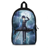 Onyourcases Kirito Sword Art Online Great Custom Backpack Unisex Personalized Waterproof Top Awesome Nice Travel Bag School Bag Work Bag Laptop Lunch Office Book Fabric Brand Backpack