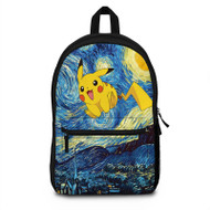 Onyourcases Pikachu Pokemon Starry Night Custom Backpack Unisex Personalized Waterproof Top Awesome Nice Travel Bag School Bag Work Bag Laptop Lunch Office Book Fabric Brand Backpack