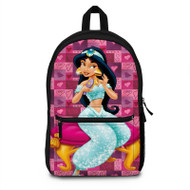 Onyourcases Princess Jasmine Disney Aladdin Custom Backpack Unisex Personalized Waterproof Top Awesome Nice Travel Bag School Bag Work Bag Laptop Lunch Office Book Fabric Brand Backpack