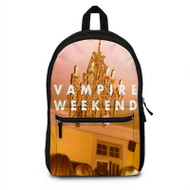 Onyourcases Vampire Weeekend Custom Backpack Unisex Personalized Waterproof Top Awesome Nice Travel Bag School Bag Work Bag Laptop Lunch Office Book Fabric Brand Backpack