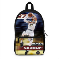 Onyourcases Jamal Murray Denver Nuggets NBA Custom Backpack Unisex Personalized Waterproof Best Awesome Nice Travel Bag School Bag Work Bag Laptop Lunch Office Book Fabric Brand Backpack