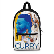 Onyourcases NBA Golden State Warriors Stephen Curry Custom Backpack Unisex Personalized Waterproof Best Awesome Nice Travel Bag School Bag Work Bag Laptop Lunch Office Book Fabric Brand Backpack