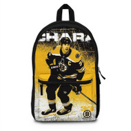 Onyourcases Zdeno Ch ra NHL Boston Bruins Custom Backpack Unisex Personalized Waterproof Best Awesome Nice Travel Bag School Bag Work Bag Laptop Lunch Office Book Fabric Brand Backpack