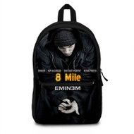 Onyourcases 8 Mile Eminem Custom Backpack Unisex Personalized Waterproof Best Brands Awesome Nice Travel Bag School Bag Work Bag Laptop Lunch Office Book Fabric Brand Backpack