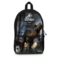 Onyourcases Jurassic World Evolution Custom Backpack Unisex Personalized Waterproof Best Brands Awesome Nice Travel Bag School Bag Work Bag Laptop Lunch Office Book Fabric Brand Backpack