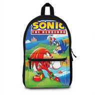 Onyourcases Sonic the Hedgehog Sell Custom Backpack Unisex Personalized Waterproof Best Brands Awesome Nice Travel Bag School Bag Work Bag Laptop Lunch Office Book Fabric Brand Backpack