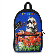 Onyourcases Travis Scott Astroworld Custom Backpack Unisex Personalized Waterproof Best Brands Awesome Nice Travel Bag School Bag Work Bag Laptop Lunch Office Book Fabric Brand Backpack