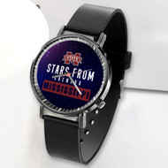 Onyourcases Grenada Mississippi Custom Watch Awesome Unisex Black Classic Plastic Quartz Brand Watch for Men Women Top Brand Premium with Gift Box Watches