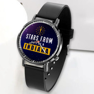 Onyourcases Stars From Goshen Indiana Custom Watch Awesome Unisex Black Classic Plastic Quartz New Brand Watch for Men Women Top Brand Premium with Gift Box Watches