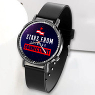 Onyourcases Stars From Seymour Connecticut Custom Watch Awesome Unisex Black Classic Plastic Quartz New Brand Watch for Men Women Top Brand Premium with Gift Box Watches