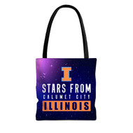 Onyourcases Calumet City Illinois Custom Personalized Tote Bag Canvas New Bag Pouch Pocket Bag School Hang Out Polyester Cotton Bags All Over Print Tote Bag Travel Bags Fashionable Totebag