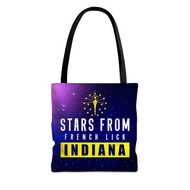 Onyourcases French Lick Indiana Custom Personalized Tote Bag Canvas New Bag Pouch Pocket Bag School Hang Out Polyester Cotton Bags All Over Print Tote Bag Travel Bags Fashionable Totebag