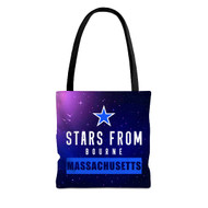 Onyourcases Stars From Bourne Massachusetis Custom Personalized Tote Bag Canvas New Bag Pouch Pocket Bag School Hang Out Polyester Cotton Bags All Over Print Tote Bag Travel Bags Fashionable Totebag