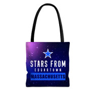 Onyourcases Stars From Edgartown Massachusetis Custom Personalized Tote Bag Canvas New Bag Pouch Pocket Bag School Hang Out Polyester Cotton Bags All Over Print Tote Bag Travel Bags Fashionable Totebag