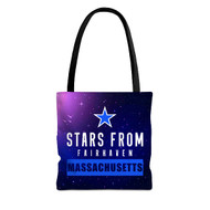 Onyourcases Stars From Fairhaven Massachusetis Custom Personalized Tote Bag Canvas New Bag Pouch Pocket Bag School Hang Out Polyester Cotton Bags All Over Print Tote Bag Travel Bags Fashionable Totebag