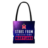 Onyourcases Stars From Hagerstown Maryland Custom Personalized Tote Bag Canvas New Bag Pouch Pocket Bag School Hang Out Polyester Cotton Bags All Over Print Tote Bag Travel Bags Fashionable Totebag