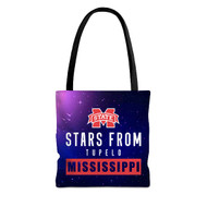 Onyourcases Stars From Tupelo Mississippi Custom Personalized Tote Bag Canvas New Bag Pouch Pocket Bag School Hang Out Polyester Cotton Bags All Over Print Tote Bag Travel Bags Fashionable Totebag