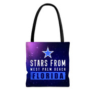 Onyourcases Stars From West Palm Beach Florida Custom Personalized Tote Bag Canvas New Bag Pouch Pocket Bag School Hang Out Polyester Cotton Bags All Over Print Tote Bag Travel Bags Fashionable Totebag