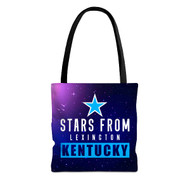 Onyourcases Stars From Lexington Kentucky Custom Personalized Tote Bag Canvas New Bag Pouch Pocket Bag School Hang Out Polyester Cotton Bags All Over Print Tote Bag Travel Bags Fashionable Totebag