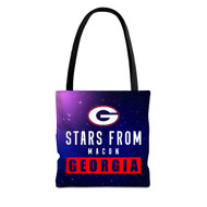 Onyourcases Stars From Macon Georgia Custom Personalized Tote Bag Canvas New Bag Pouch Pocket Bag School Hang Out Polyester Cotton Bags All Over Print Tote Bag Travel Bags Fashionable Totebag