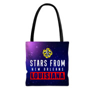 Onyourcases Stars From New Orleans Louisiana Custom Personalized Tote Bag Canvas New Bag Pouch Pocket Bag School Hang Out Polyester Cotton Bags All Over Print Tote Bag Travel Bags Fashionable Totebag