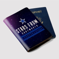 Onyourcases Stars From Dartmouth Massachusetis Custom Passport Wallet Case With Best Credit Card Holder Awesome Personalized PU Leather Travel Trip Vacation Baggage Cover