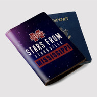 Onyourcases Stars From Starkville Mississippi Custom Passport Wallet Case With Best Credit Card Holder Awesome Personalized PU Leather Travel Trip Vacation Baggage Cover