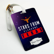 Onyourcases Stars From Cleburne Texas Custom Luggage Tags Personalized Name Brand PU Leather Luggage Tag With Strap Awesome Baggage Hanging Suitcase Bag Tags Top Name ID Labels Travel Bag Accessories