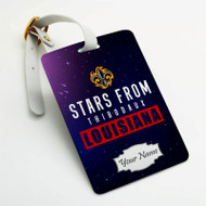 Onyourcases Stars From Thibodaux Louisiana Custom Luggage Tags Personalized Name Brand PU Leather Luggage Tag With Strap Awesome Baggage Hanging Suitcase Bag Tags Top Name ID Labels Travel Bag Accessories