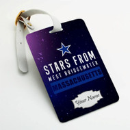 Onyourcases Stars From West Bridgewater Massachusetis Custom Luggage Tags Personalized Name Brand PU Leather Luggage Tag With Strap Awesome Baggage Hanging Suitcase Bag Tags Top Name ID Labels Travel Bag Accessories