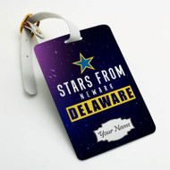 Onyourcases Newark Delaware Custom Luggage Tags Personalized Name Brand PU Leather Luggage Tag With Strap Awesome Baggage Hanging Suitcase Bag Tags Top Name ID Labels Travel Bag Accessories