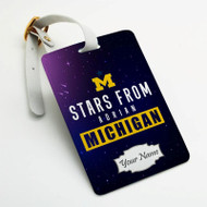 Onyourcases Stars From Adrian Michigan Custom Luggage Tags Personalized Name Brand PU Leather Luggage Tag With Strap Awesome Baggage Hanging Suitcase Bag Tags Top Name ID Labels Travel Bag Accessories