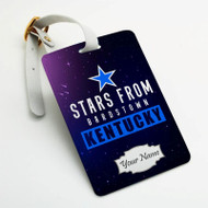 Onyourcases Stars From Bardstown Kentucky Custom Luggage Tags Personalized Name Brand PU Leather Luggage Tag With Strap Awesome Baggage Hanging Suitcase Bag Tags Top Name ID Labels Travel Bag Accessories