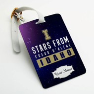 Onyourcases Stars From Coeur d Alene Idaho Custom Luggage Tags Personalized Name Brand PU Leather Luggage Tag With Strap Awesome Baggage Hanging Suitcase Bag Tags Top Name ID Labels Travel Bag Accessories