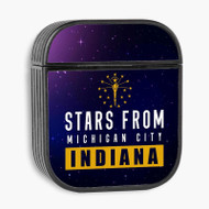 Onyourcases Stars From Michigan City Indiana Custom AirPods Case Cover New Awesome Apple AirPods Gen 1 AirPods Gen 2 AirPods Pro Hard Skin Protective Cover Sublimation Cases