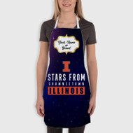 Onyourcases Shawneetown Illinois Custom Personalized Name Kitchen Apron With Adjustable Awesome Best Brand Strap Pockets For Cooking Cafe Baking Cheff Coffee Barista Bartender