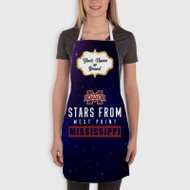 Onyourcases Stars From West Point Mississippi Custom Personalized Name Kitchen Apron With Adjustable Awesome Best Brand Strap Pockets For Cooking Cafe Baking Cheff Coffee Barista Bartender