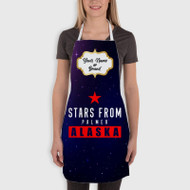 Onyourcases Stars From Palmer Alaska Custom Personalized Name Kitchen Apron Top New With Adjustable Awesome Best Brand Strap Pockets For Cooking Cafe Baking Cheff Coffee Barista Bartender