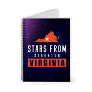 Onyourcases Stars From Staunton Virginia Awesome Custom Spiral Notebook New Ruled Line 118 Pages 59 Sheets 6 x 8 Inch 90 Gsm Paper School Work Business Journal Notebook Blocknotes Schedule Diary Notes