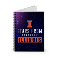 Onyourcases Stars From Streator Illinois Awesome Custom Spiral Notebook New Ruled Line 118 Pages 59 Sheets 6 x 8 Inch 90 Gsm Paper School Work Business Journal Notebook Blocknotes Schedule Diary Notes