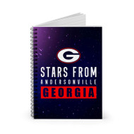 Onyourcases Stars From Andersonville Georgia Awesome Custom Spiral Notebook New Ruled Line 118 Pages 59 Sheets 6 x 8 Inch 90 Gsm Paper School Work Business Journal Notebook Blocknotes Schedule Diary Notes