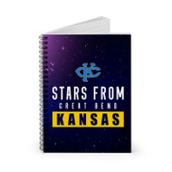 Onyourcases Stars From Great Bend Kansas Awesome Custom Spiral Notebook New Ruled Line 118 Pages 59 Sheets 6 x 8 Inch 90 Gsm Paper School Work Business Journal Notebook Blocknotes Schedule Diary Notes